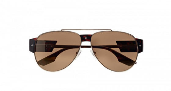 McQ MQ0002S Sunglasses, GOLD with BRONZE lenses