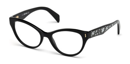 Just Cavalli JC0747 Eyeglasses, A01 - Shiny Black