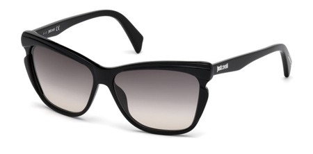 Just Cavalli JC-738S Sunglasses, 01B - Shiny Black / Gradient Smoke