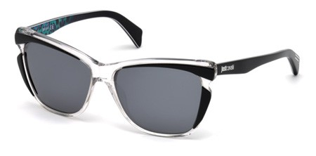 Just Cavalli JC-738S Sunglasses, 27C - Crystal/other / Smoke Mirror