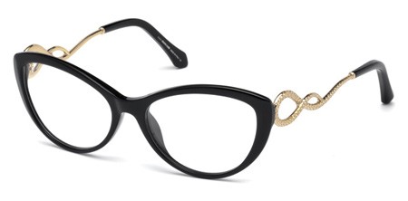 Roberto Cavalli ARGENTARIO Eyeglasses, 001 - Shiny Black