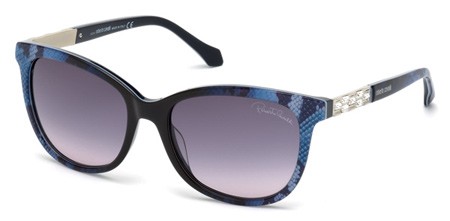Roberto Cavalli MERAK Sunglasses, 92B - Blue/other / Gradient Smoke