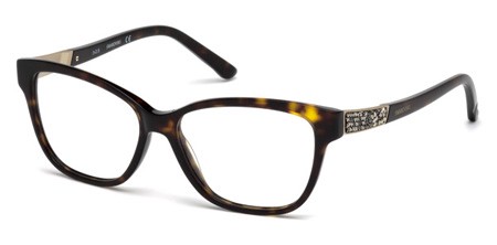 Swarovski GREY Eyeglasses, 052 - Dark Havana