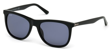 Tod's TO-0178 Sunglasses, 01V - Shiny Black / Blue