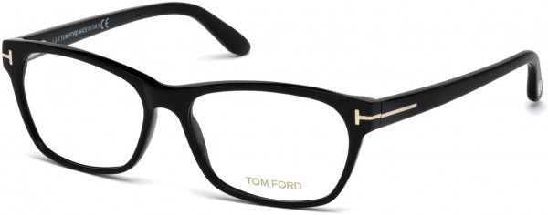 Tom Ford FT5405 Eyeglasses, 045 - Transp. Champagne, Yellow Havana Temples, Shiny Rose Gold 