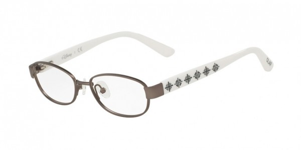 Disney Eyewear 3E1004 Eyeglasses, 3172 SATIN GUNMETAL/WHITE (GUNMETAL)