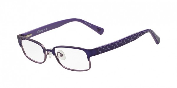 Disney Eyewear 3E1007 3E 1007 Eyeglasses, 3093 SATIN PURPLE/SATIN LAVENDAR (VIOLET)