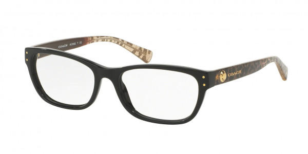 Coach HC6082F Eyeglasses, 5353 BLACK
