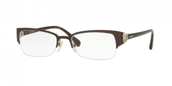 Vogue VO4014B Eyeglasses, 934 BROWN/PALE GOLD (BROWN)