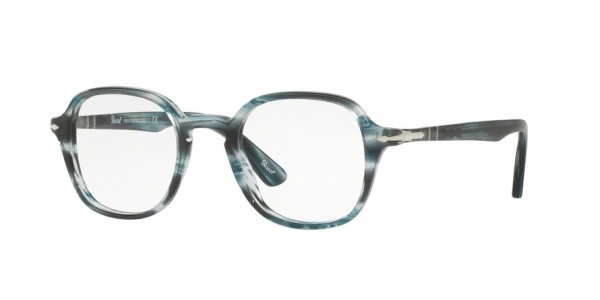 Persol PO3142V Eyeglasses, 1051 STRIPED GREY (BLUE)