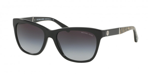 Michael Kors MK2022 RANIA II Sunglasses, 316811 BLACK (BLACK)