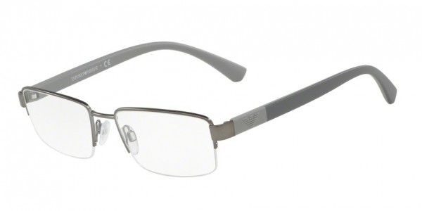 Emporio Armani EA1051 Eyeglasses, 3003 MATTE GUNMETAL (GUNMETAL)