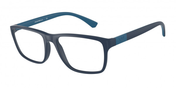 Emporio Armani EA3091 Eyeglasses, 5088 MATTE BLUE (BLUE)