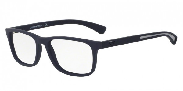 Emporio Armani EA3092 Eyeglasses, 5065 BLUE RUBBER (BLUE)
