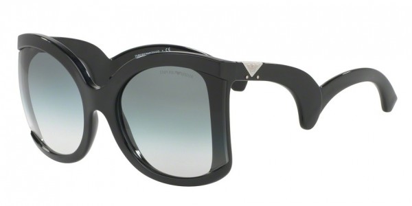Emporio Armani EA4083 Sunglasses, 50178E BLACK (BLACK)
