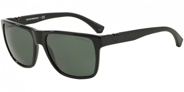Emporio Armani EA4035F Sunglasses, 501771 BLACK (BLACK)
