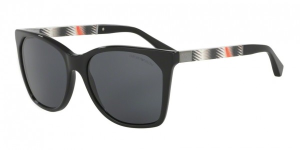 Emporio Armani EA4075 Sunglasses, 501787 BLACK (BLACK)