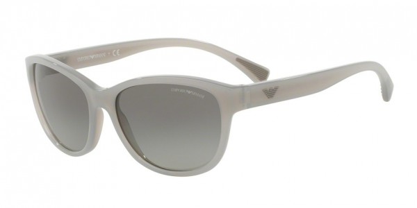 Emporio Armani EA4080 Sunglasses, 553611 OPAL GREY (GREY)