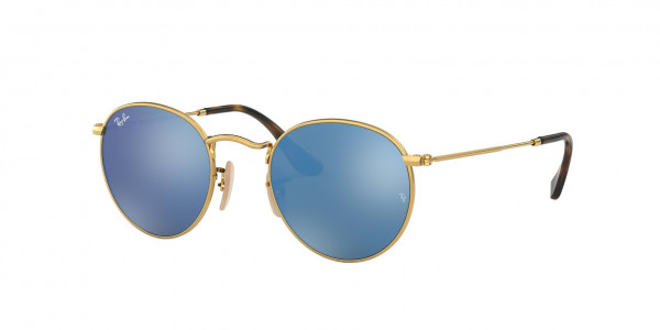 Ray-Ban RB3447N ROUND METAL Sunglasses, 001/9O ARISTA (GOLD)