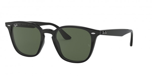 Ray-Ban RB4258 Sunglasses, 601/71 BLACK DARK GREEN (BLACK)
