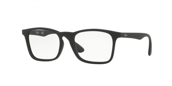Ray-Ban Junior RY1553 Eyeglasses, 3615 RUBBER BLACK (BLACK)
