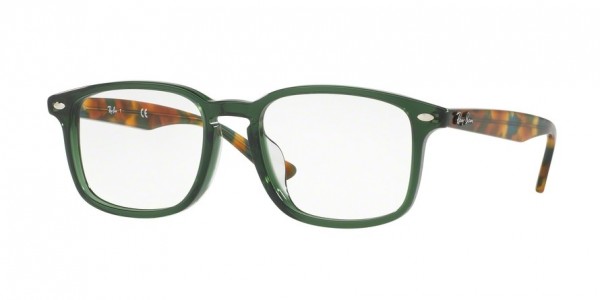 Ray-Ban Optical RX5353F Eyeglasses, 5630 COL. 5630 (GREEN)