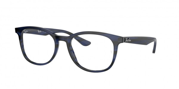 Ray-Ban Optical RX5356 Eyeglasses, 8053 STRIPED BLUE (BLUE)
