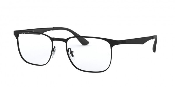 Ray-Ban Optical RX6363 Eyeglasses, 2904 MATTE BLACK ON BLACK (BLACK)