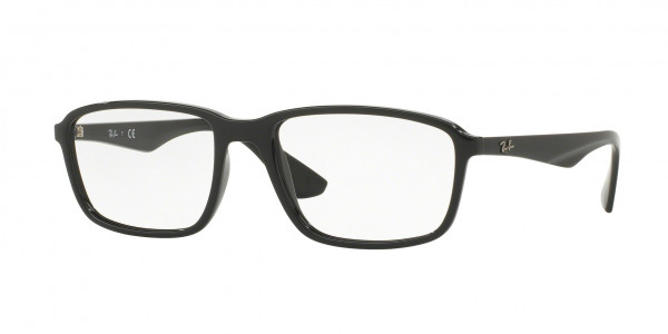 Ray-Ban Optical RX7084 Eyeglasses, 2000 SHINY BLACK (BLACK)