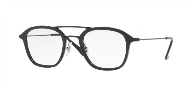 Ray-Ban Optical RX7098 Eyeglasses, 5725 BLACK (BLACK)