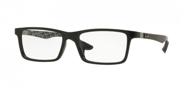 Ray-Ban Optical RX8901F Eyeglasses, 5610 TOP BLACK ON SHINY GREY (BLACK)