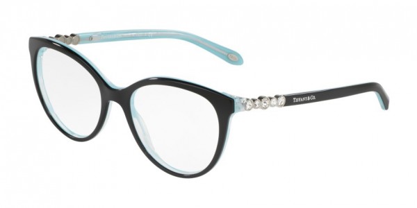 Tiffany & Co. TF2134B Eyeglasses, 8193 BLACK/STRIPED BLUE (BLACK)