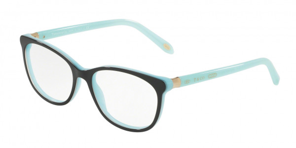 Tiffany & Co. TF2135 Eyeglasses, 8163 BLACK/SHOT/BLUE (BLACK)