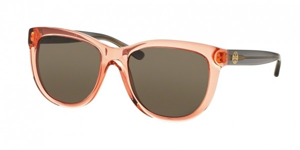Tory Burch TY7091A Sunglasses, 15463 CRYSTAL POPPY/CHARCOAL (PINK)