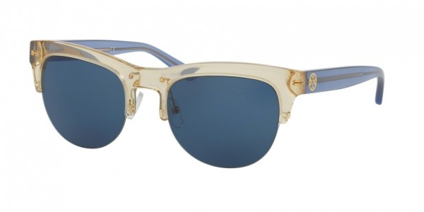 Tory Burch TY9045 Sunglasses, 154380 PINOT/BLUE (YELLOW)