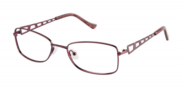 Tura R124 Eyeglasses, Burgundy (BUR)
