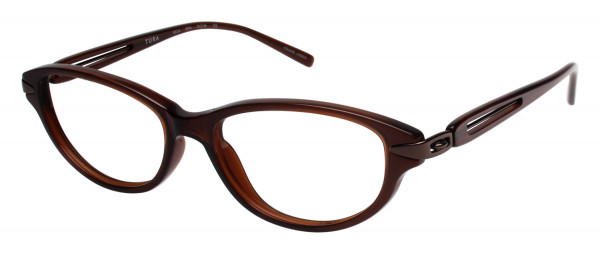 Tura R604 Eyeglasses, Brown Crystal (BRN)