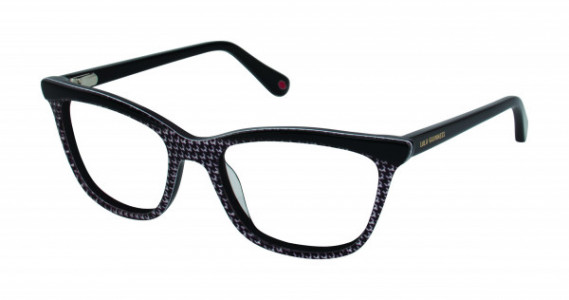 Lulu Guinness L892 Eyeglasses, Black/White (BLC)