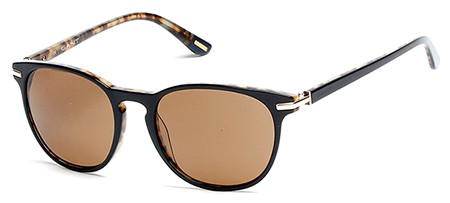 Gant GA-7056 Sunglasses, 05H - Black/other / Brown Polarized