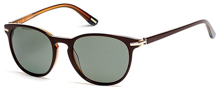 Gant GA-7056 Sunglasses, 48R - Shiny Dark Brown / Green Polarized