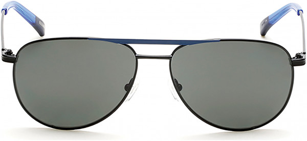 Gant GA7060 Sunglasses, 01D - Shiny Black / Smoke Polarized Lens