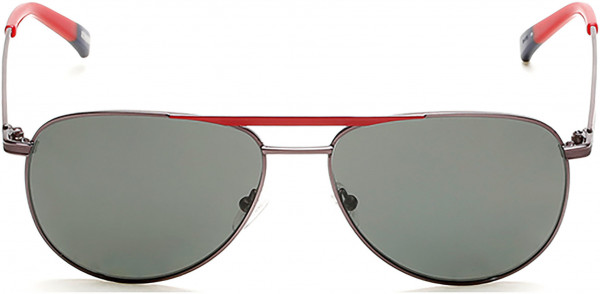 Gant GA7060 Sunglasses, 08D - Shiny Gunmetal / Smoke Polarized Lens