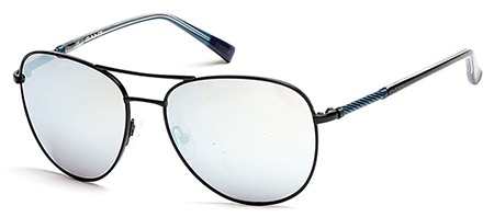 Gant GA8039 Sunglasses, 01C - Shiny Black  / Smoke Mirror