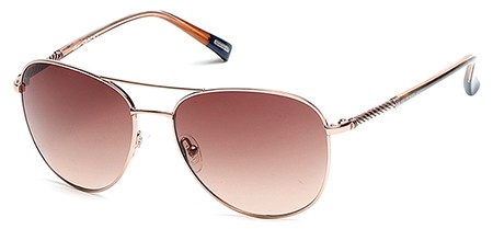 Gant GA8039 Sunglasses, 28F - Shiny Rose Gold / Gradient Brown