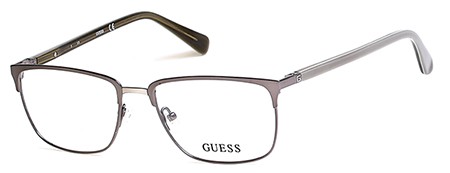 Guess GU-1890 Eyeglasses, 009 - Matte Gunmetal