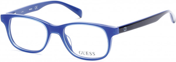 Guess GU9163 Eyeglasses, 090 - Shiny Blue