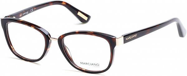 GUESS by Marciano GM0286 Eyeglasses, 052 - Dark Havana