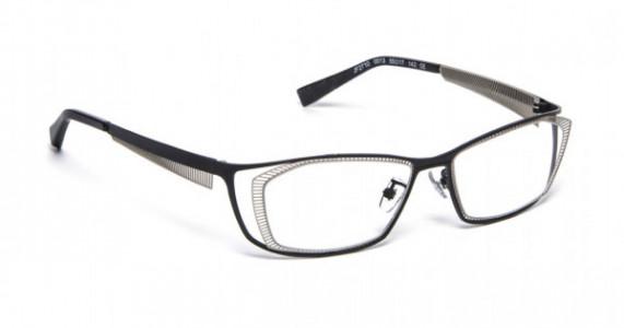 J.F. Rey JF2710 Eyeglasses, JF2710 0013 BLACK/SILVER (0013)