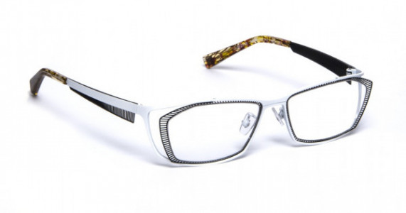 J.F. Rey JF2710 Eyeglasses, JF2710 1000 WHITE/BLACK (1000)