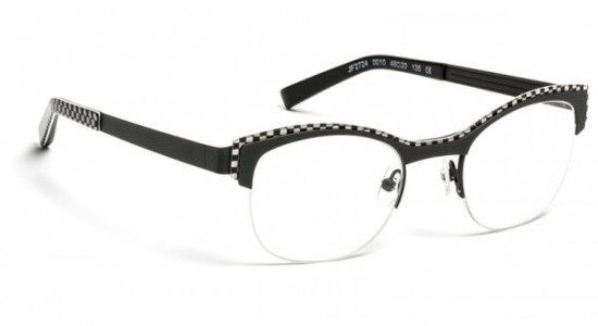 J.F. Rey JF2724 Eyeglasses, CHECKER/SATIN BLACK (0010)